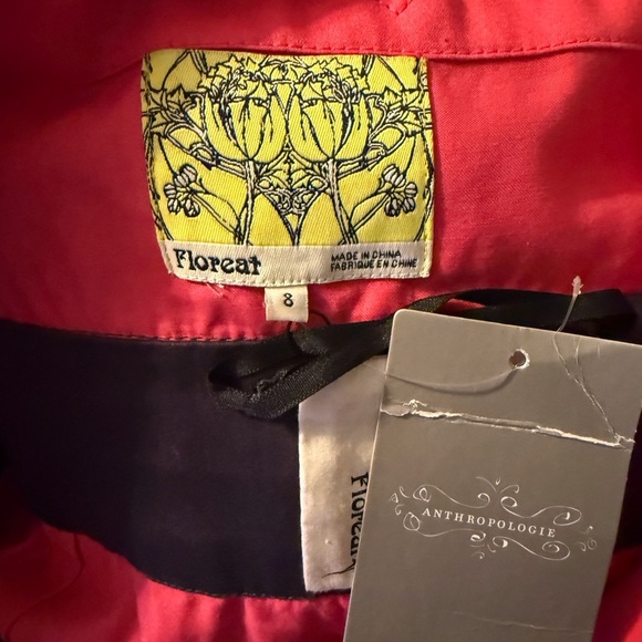 “FLOREAT” Anthropologie Battenburg Crochet Overlay Dress - Picture 11 of 12